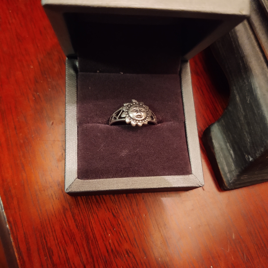 Silver Sun Ring